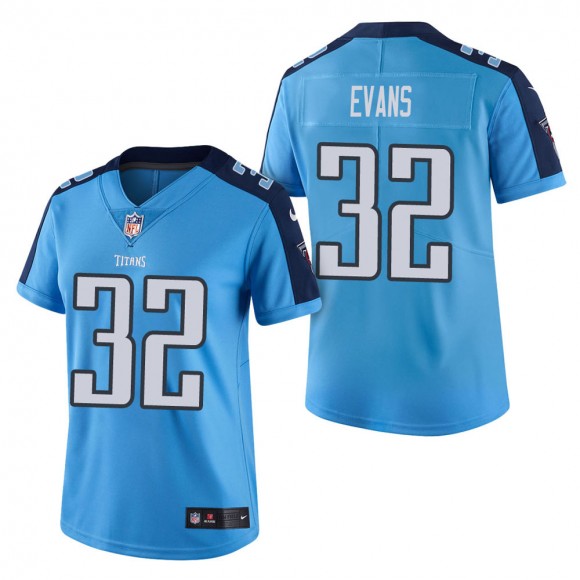 Women's Tennessee Titans Darrynton Evans Light Blue Vapor Untouchable Limited Jersey