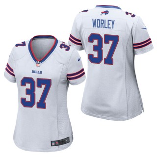 Women's Buffalo Bills Daryl Worley White Game Jersey
