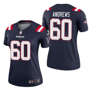 Women's New England Patriots David Andrews Navy Legend Jersey
