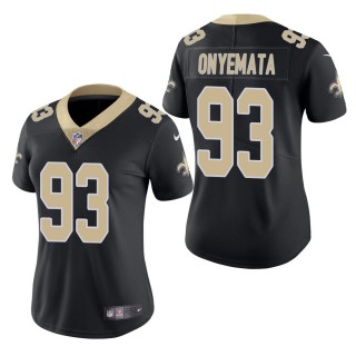 Women's New Orleans Saints David Onyemata Black Vapor Untouchable Limited Jersey