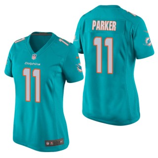 Women's Miami Dolphins DeVante Parker Aqua Game Jersey