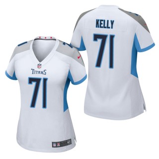 Women's Tennessee Titans Dennis Kelly White Game Jersey