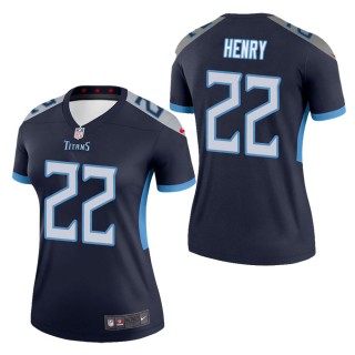 Women's Tennessee Titans Derrick Henry Navy Legend Jersey