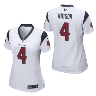 Women's Houston Texans Deshaun Watson White Game Jersey