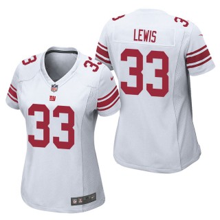 Women's New York Giants Dion Lewis White Game Jersey
