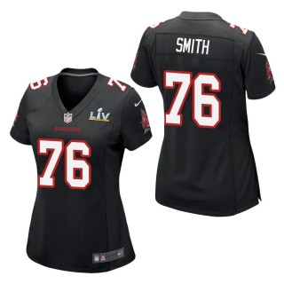 Women's Tampa Bay Buccaneers Donovan Smith Black Super Bowl LV Jersey