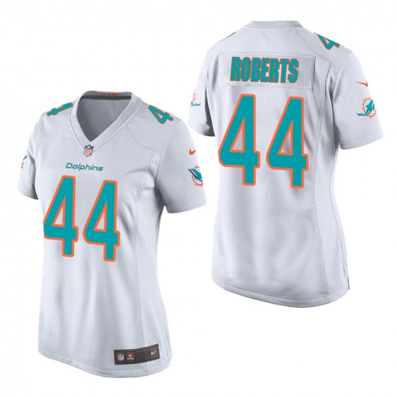 Women's Miami Dolphins Elandon Roberts White Game Jersey