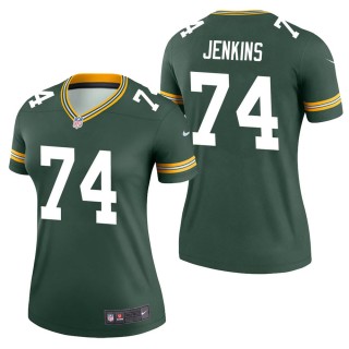 Women's Green Bay Packers Elgton Jenkins Green Legend Jersey