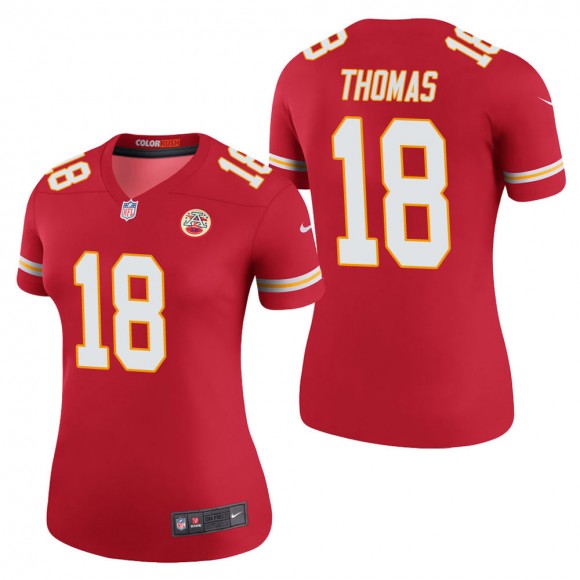 Women's Kansas City Chiefs Emmitt Thomas Red Color Rush Legend Jersey