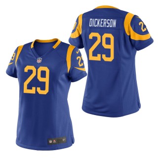 Women's Los Angeles Rams Eric Dickerson Royal Game Jersey