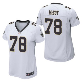 Women's New Orleans Saints Erik McCoy White Game Jersey