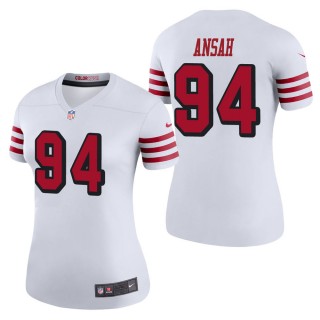 Women's San Francisco 49ers Ezekiel Ansah White Color Rush Legend Jersey