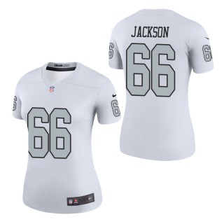 Women's Las Vegas Raiders Gabe Jackson White Color Rush Legend Jersey