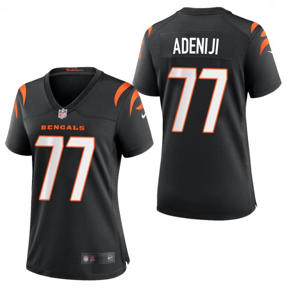 Women's Cincinnati Bengals Hakeem Adeniji Black 2021 Game Jersey