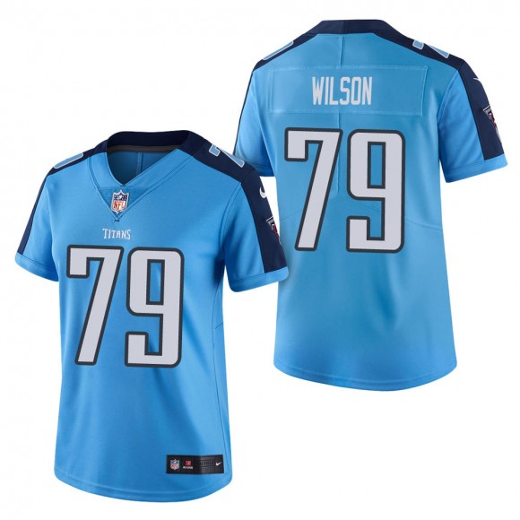 Women's Tennessee Titans Isaiah Wilson Light Blue Vapor Untouchable Limited Jersey