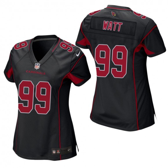 Women's Arizona Cardinals J.J. Watt Black Alternate Game Jersey