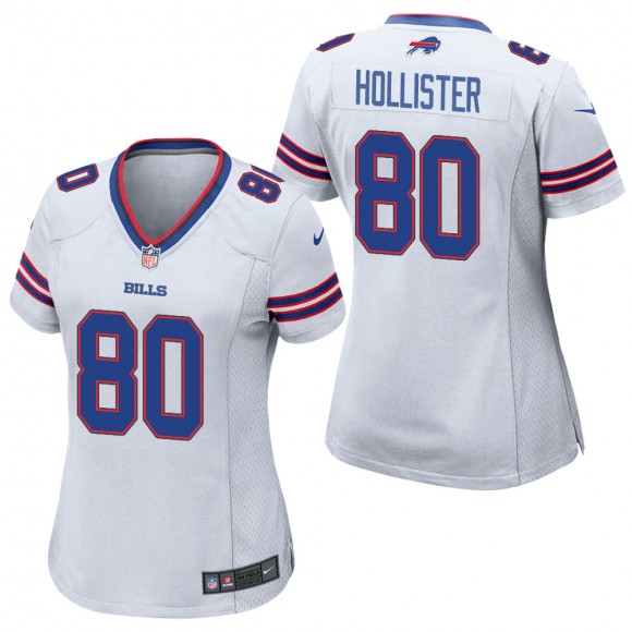 Women's Buffalo Bills Jacob Hollister White Game Jersey