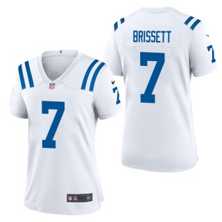 Women's Indianapolis Colts Jacoby Brissett White Game Jersey