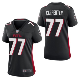 Women's Atlanta Falcons James Carpenter Black Game Jersey
