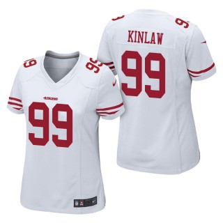 Women's San Francisco 49ers Javon Kinlaw White Game Jersey