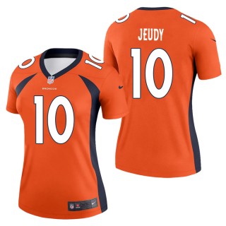 Women's Denver Broncos Jerry Jeudy Orange Legend Jersey