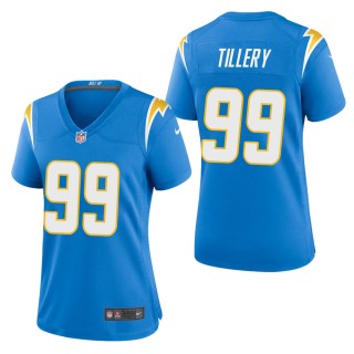 Women's Los Angeles Chargers Jerry Tillery Powder Blue Game Jersey
