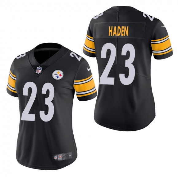 Women's Pittsburgh Steelers Joe Haden Black Vapor Untouchable Limited Jersey