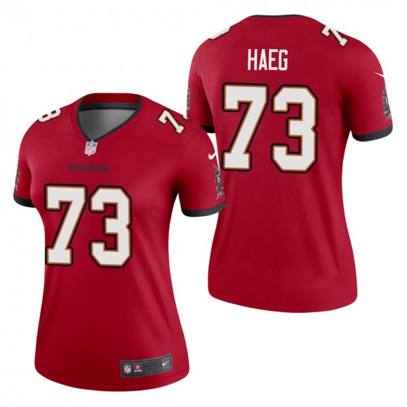 Women's Tampa Bay Buccaneers Joe Haeg Red Legend Jersey