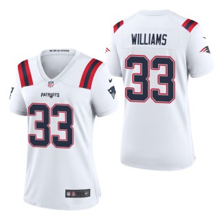 Women's New England Patriots Joejuan Williams White Game Jersey