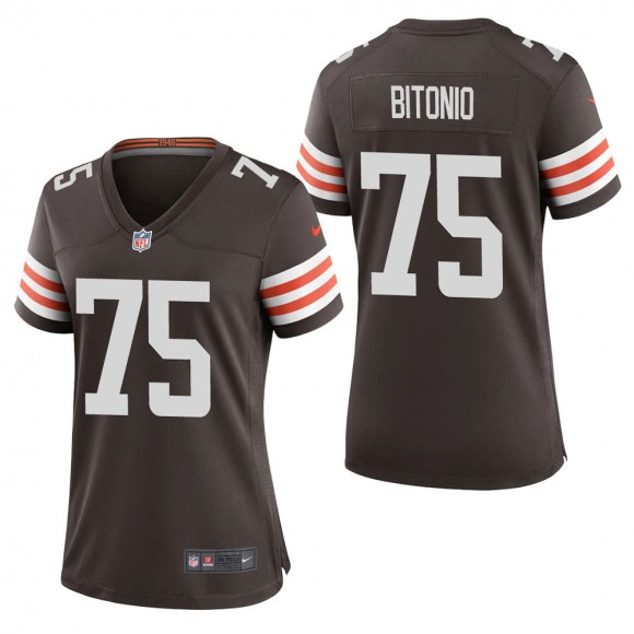 Women's Cleveland Browns Joel Bitonio Brown Game Jersey