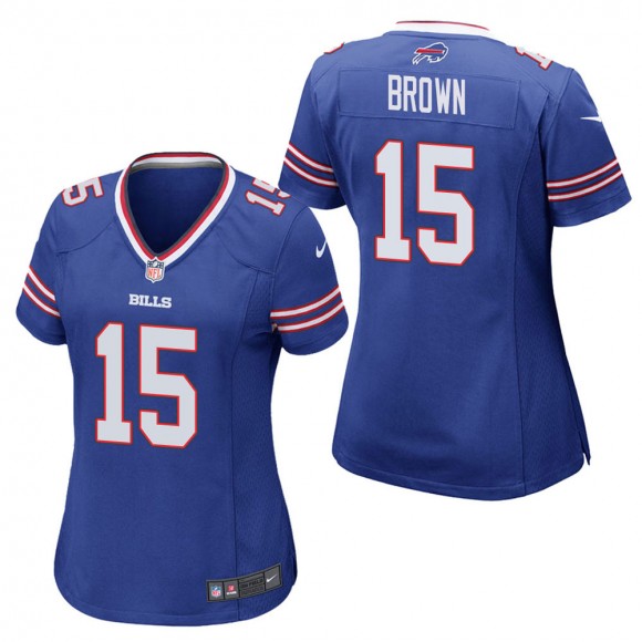 Women's Buffalo Bills John Brown Royal Game Jersey