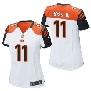 Women's Cincinnati Bengals John Ross III White Game Jersey