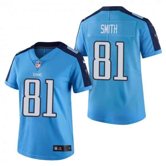 Women's Tennessee Titans Jonnu Smith Light Blue Vapor Untouchable Limited Jersey