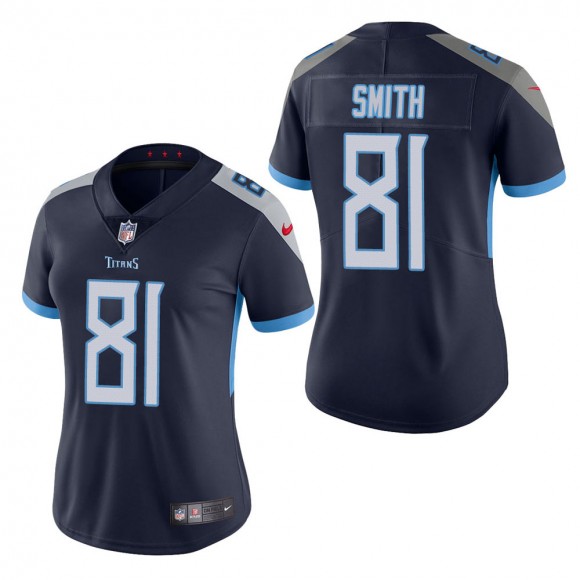 Women's Tennessee Titans Jonnu Smith Navy Vapor Untouchable Limited Jersey