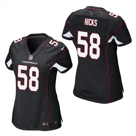 Women's Arizona Cardinals Jordan Hicks Black Game Jersey