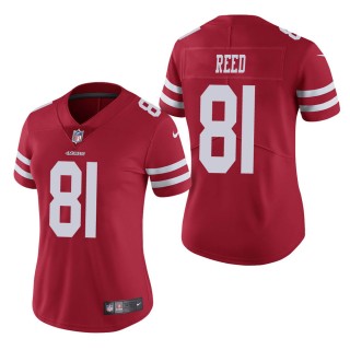 Women's San Francisco 49ers Jordan Reed Scarlet Vapor Untouchable Limited Jersey