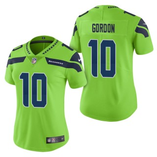 Women's Seattle Seahawks Josh Gordon Green Color Rush Limited Jersey