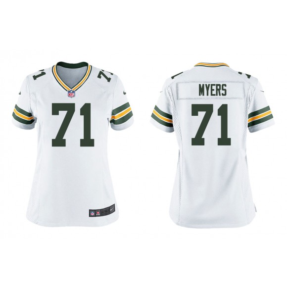 Women's Green Bay Packers Josh Myers White Game Jersey