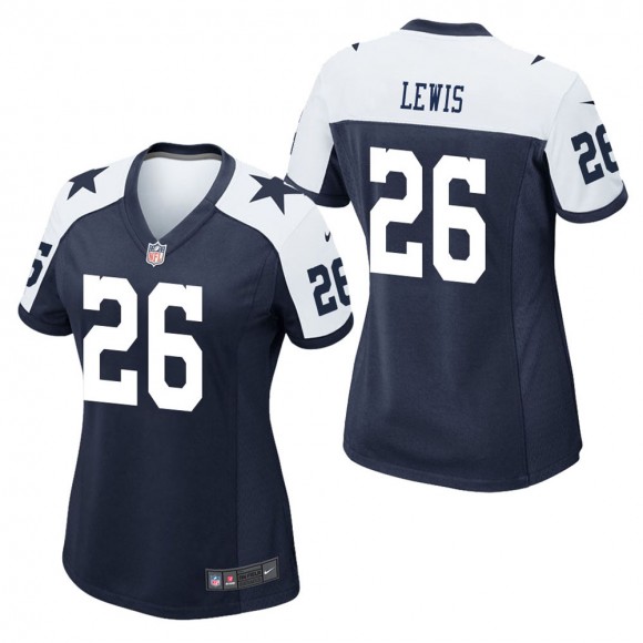 Women's Dallas Cowboys Jourdan Lewis Navy Alternate Game Jersey