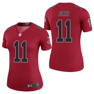 Women's Atlanta Falcons Julio Jones Red Color Rush Legend Jersey