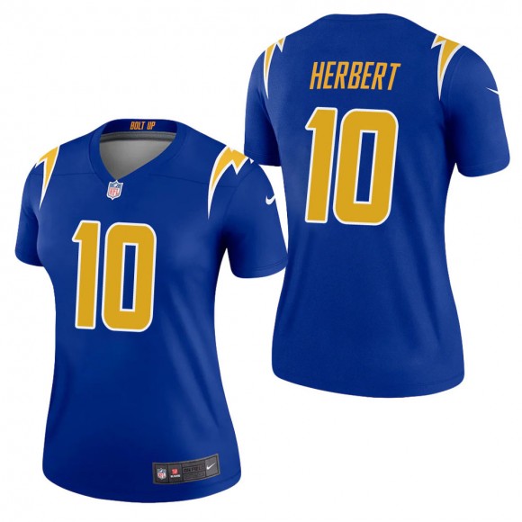 Women's Los Angeles Chargers Justin Herbert Royal 2nd Alternate Legend Jersey