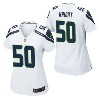 Women's Seattle Seahawks K.J. Wright White Game Jersey
