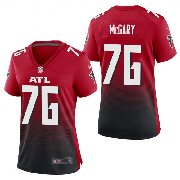 Women's Atlanta Falcons Kaleb McGary Red 2nd Alternate Game Jersey