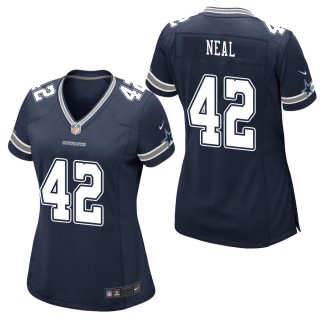 Women's Dallas Cowboys Keanu Neal Navy Game Jersey