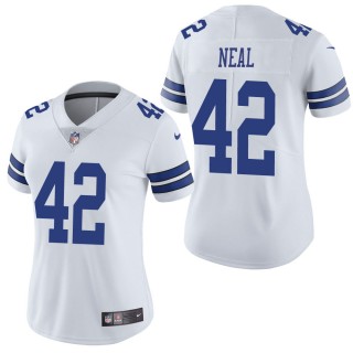 Women's Dallas Cowboys Keanu Neal White Vapor Limited Jersey