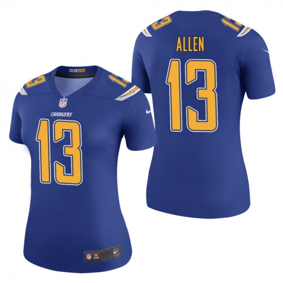 Women's Los Angeles Chargers Keenan Allen Royal Color Rush Legend Jersey