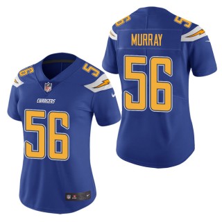 Women's Los Angeles Chargers Kenneth Murray Royal Color Rush Limited Jersey