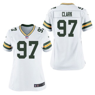 Women's Green Bay Packers Kenny Clark White Game Jersey