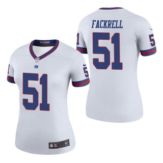 Women's New York Giants Kyler Fackrell White Color Rush Legend Jersey