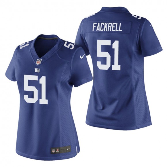Women's New York Giants Kyler Fackrell Royal Game Jersey